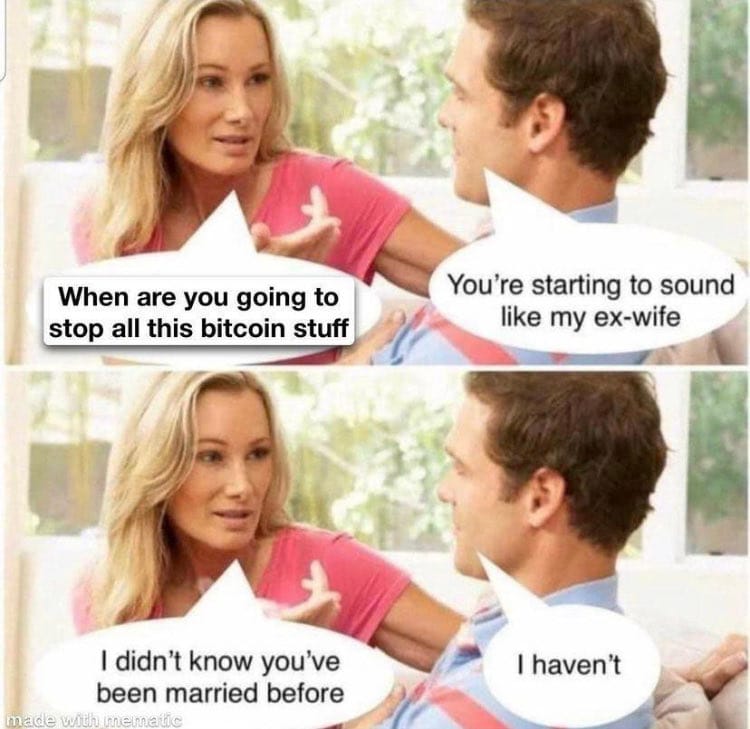 Meme about relationships and misunderstandings regarding cryptocurrency discussions. Meme about relationships and misunderstandings regarding cryptocurrency discussions.