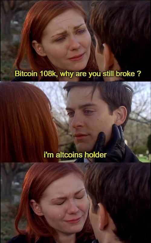Altcoins holder still broke