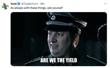 Are we the yield