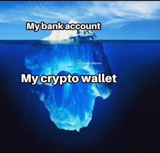 Bank account vs. Crypto wallet