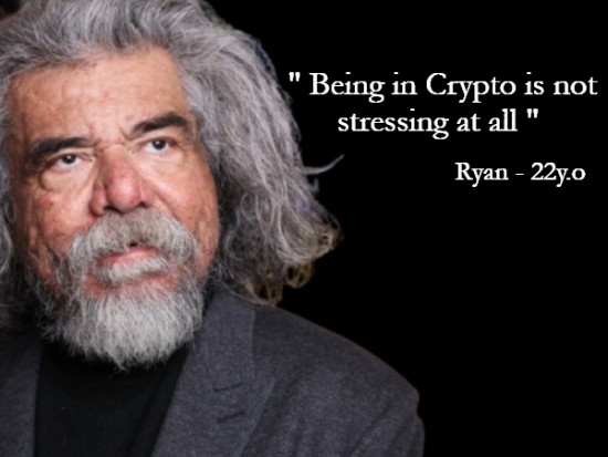 Being in crypto makes you old