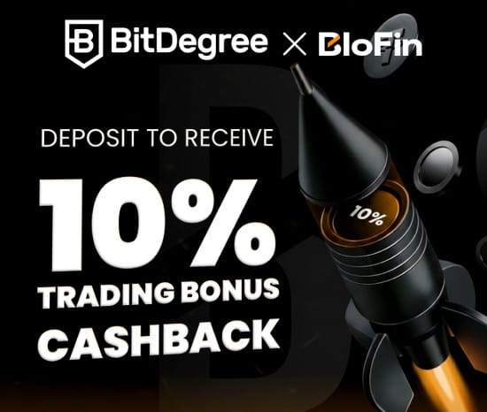 BitDegree x BloFin campaign image