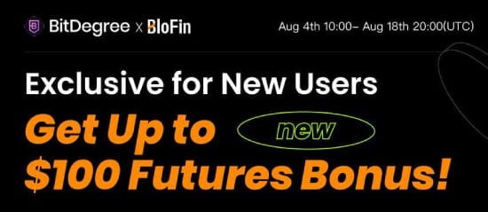 BitDegree x BloFin campaign