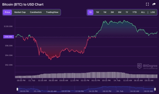 BTC price chart 02-04