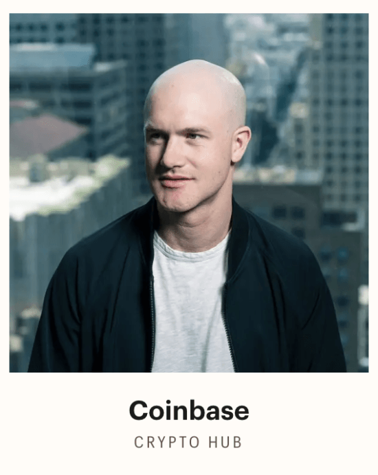 Coinbase on TIME100 Most Influential