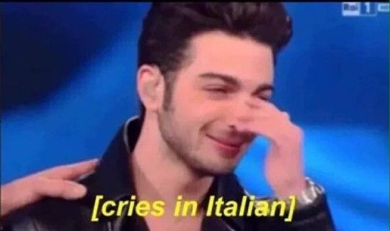 Cries in Italian