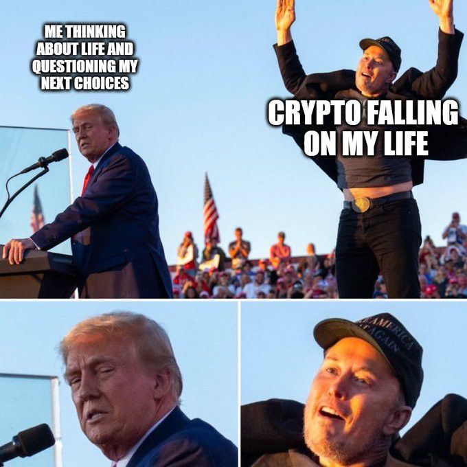 Crypto falling on my life