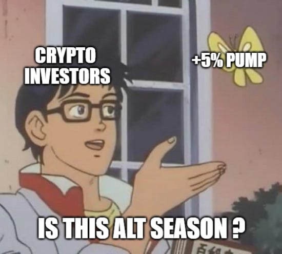 Crypto investors asking if it's alt season