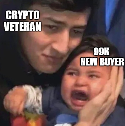 Crypto veteran vs. New buyer