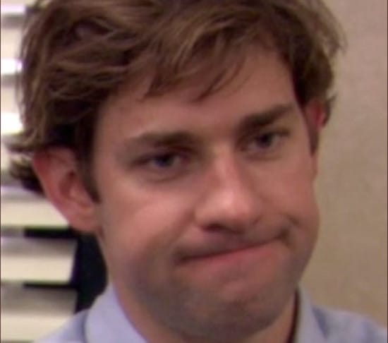Disappointed Jim Halpert