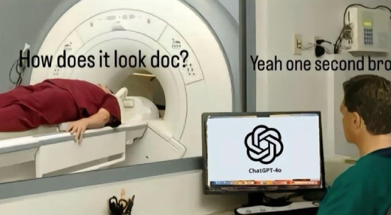 Doctor using ChatGPT