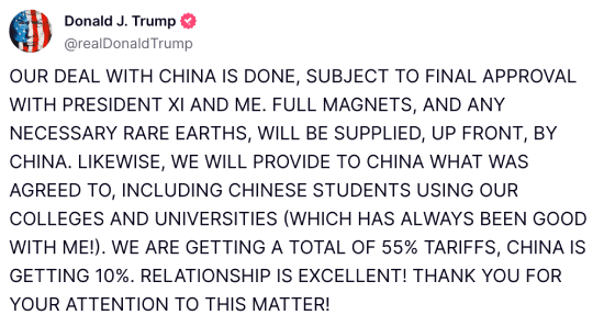 Donald Trump post 06-11