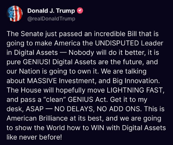 Donald Trump post 07-18