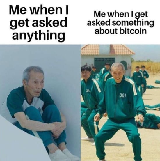 Getting asked about Bitcoin