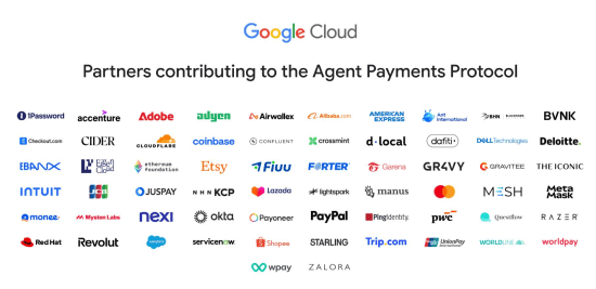 Google Cloud's partners contributing to the Agent Payments Protocol