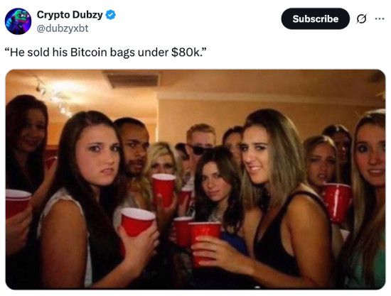 He sold his Bitcoin bags