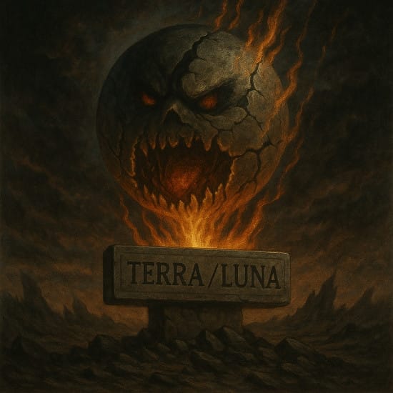 Image depicting the collapse of Terra/Luna