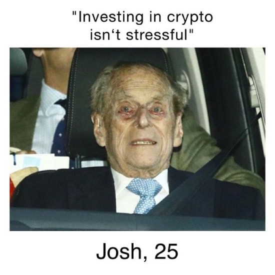 Investing in crypto is stressful