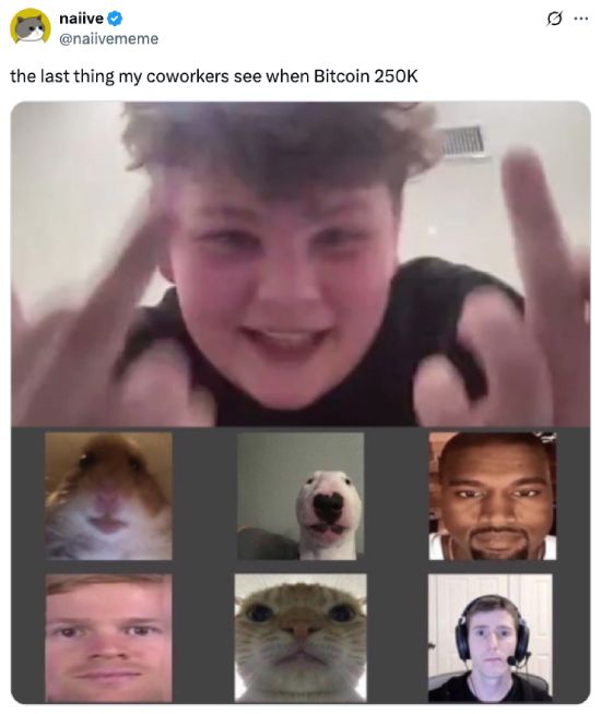 Last thing my coworkers see when BTC 250K