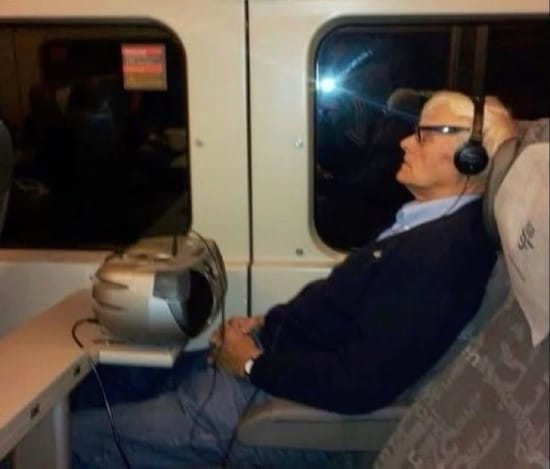 Listening to music