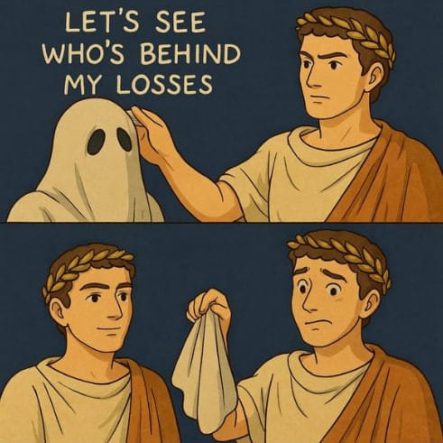 Me behind my losses