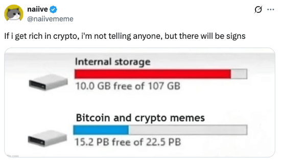 Meme about signs that I'm rich