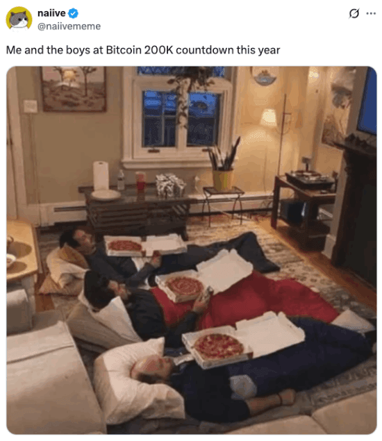 Meme about waiting for 200K BTC