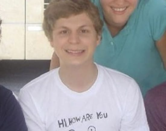 Michael Cera happy