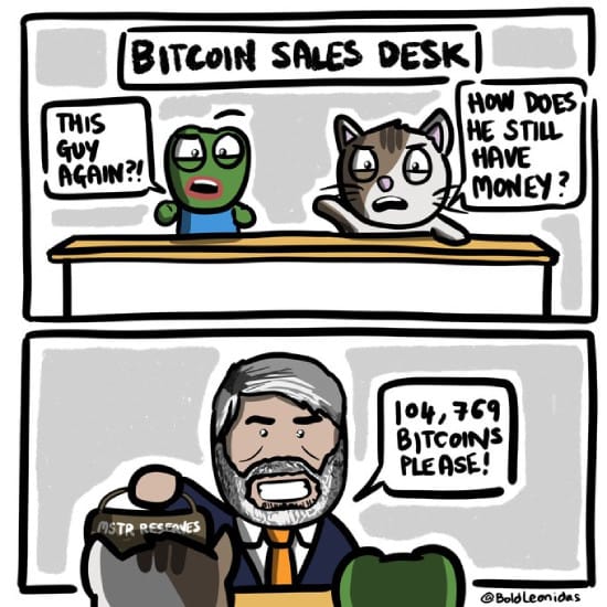 Michael Saylor buying Bitcoin