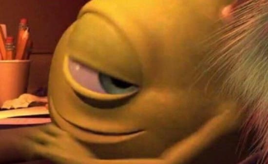 Mike Wazowski smirk