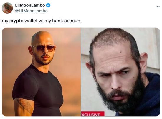 My crypto wallet vs. Bank account