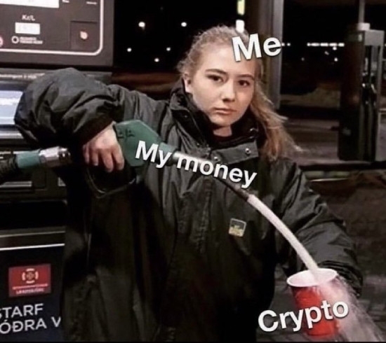 My money flowing into crypto