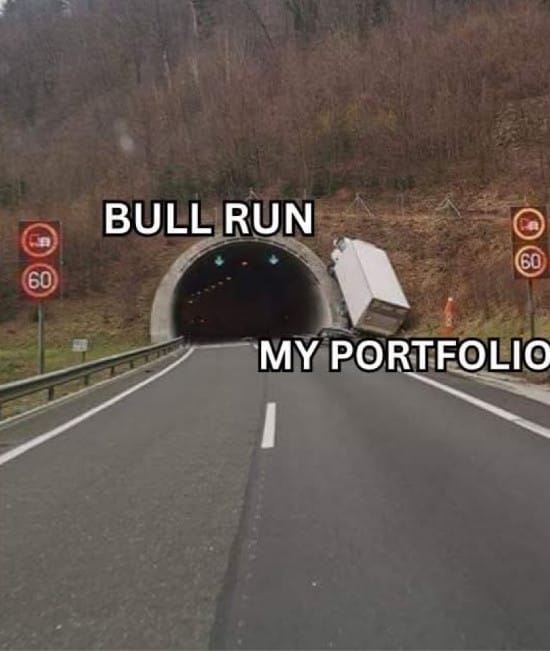 My portfolio missing the bull run