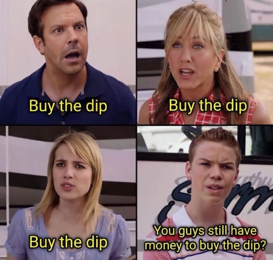 No more money left to buy the dip