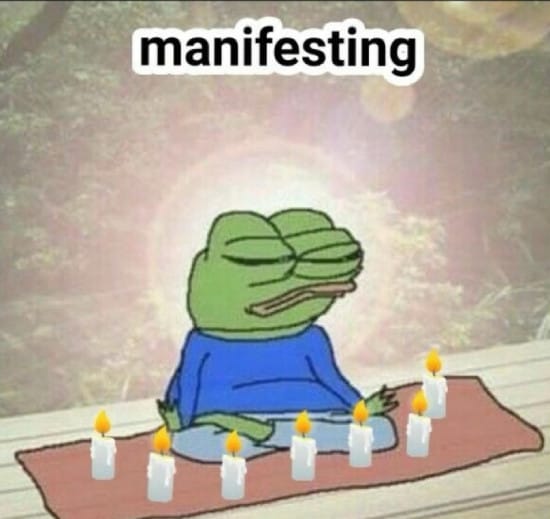 Pepe manifesting