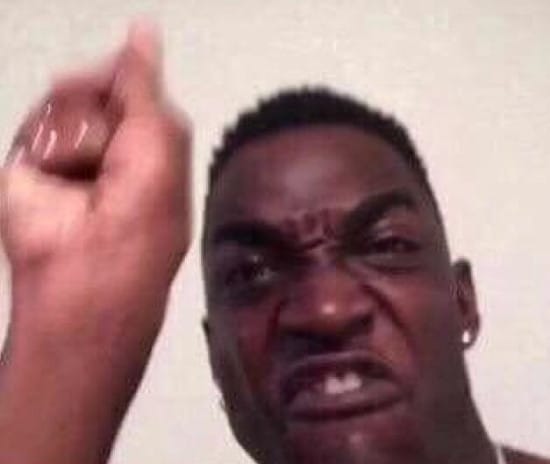 Picture of an angry guy pointing his finger