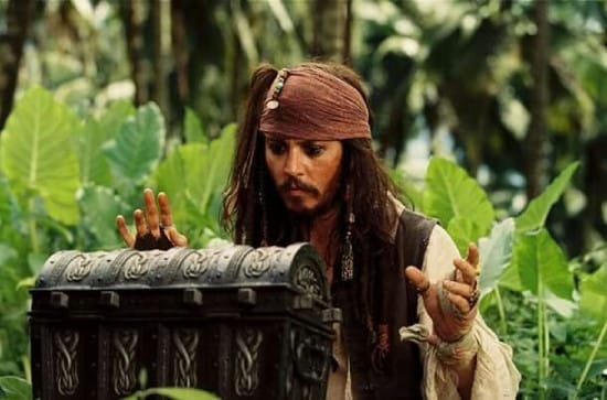 Pirates of the Carribbean meme: Jack Sparrow holding a chest Pirates of the Carribbean meme: Jack Sparrow holding a chest