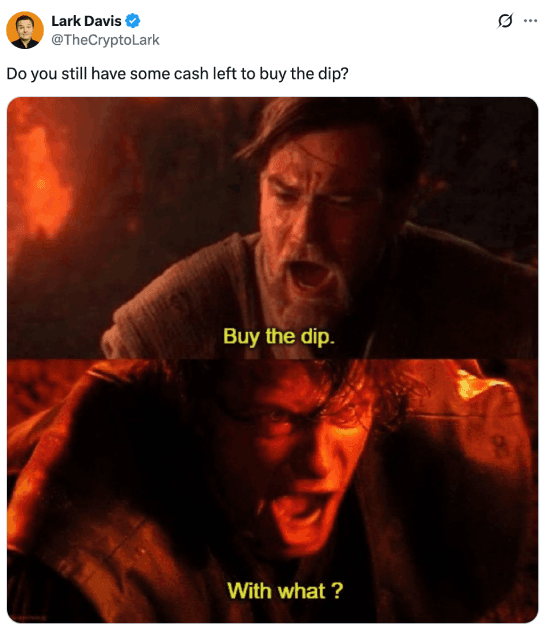 Post about buying the dip