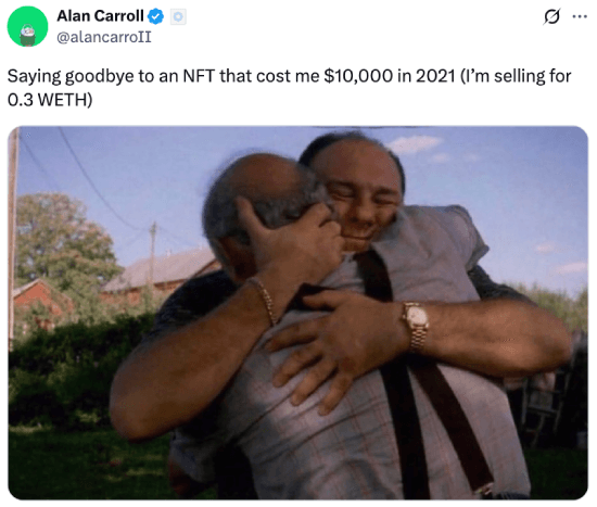 Saying goodbye to an NFT