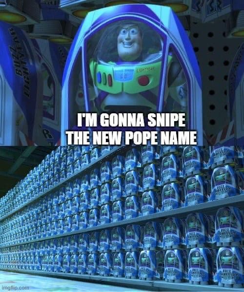 Sniping the new pope name