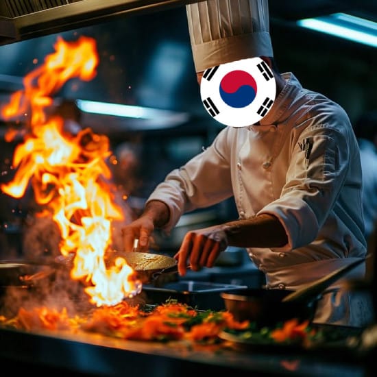 South Korea cooking