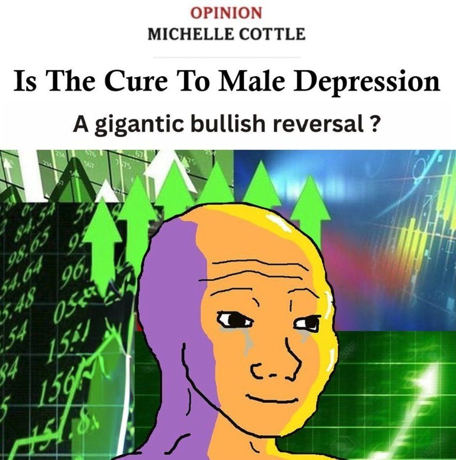 The cure to male depression: a bullish reversal