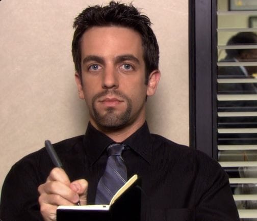 The Office: Ryan writing