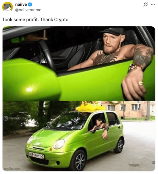 Took some crypto profit