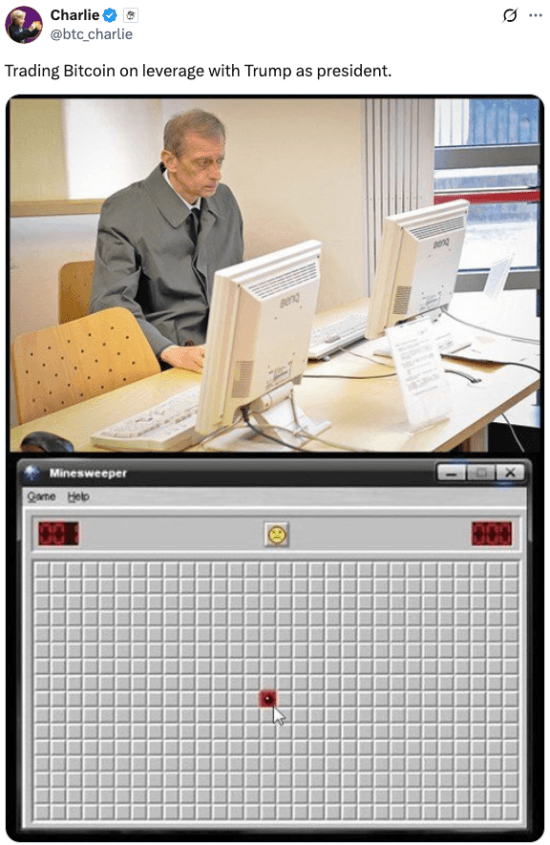 Trading Bitcoin is like Minesweeper
