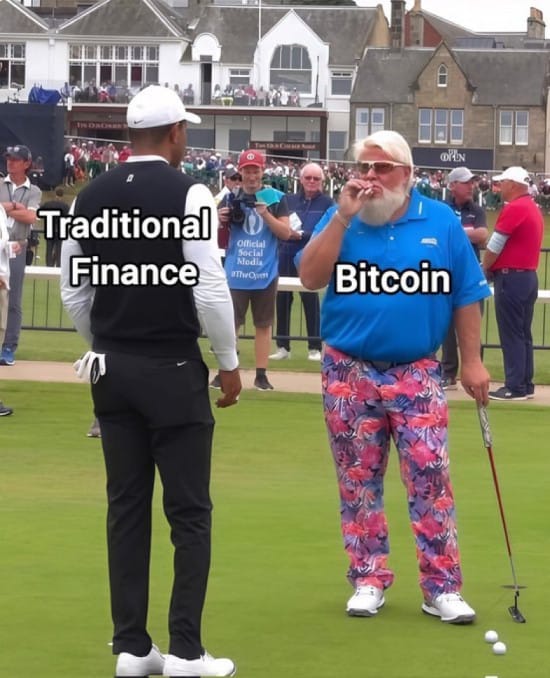 Traditional finance vs. Bitcoin
