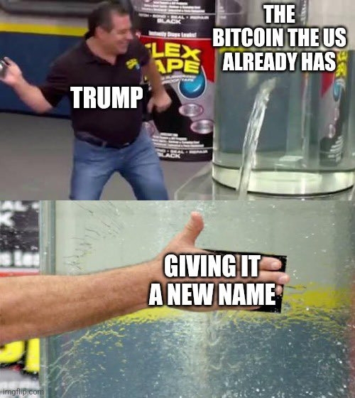 Trump giving BTC holdings a new name