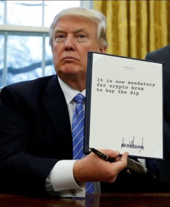 Trump order to buy the dip