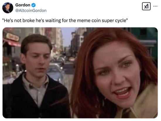 Waiting for memecoin super cycle