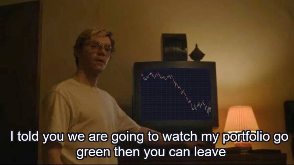 We are going to watch my portfolio go green